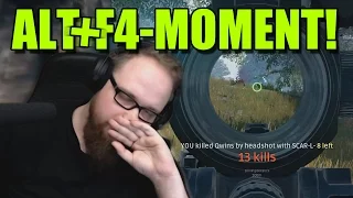 ALT+F4-MOMENT! - Playerunknown's Battlegrounds #12 | Ranzratte1337