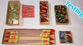 Six Different Types of Cracker Testing | Diwali Fireworks Testing | Diwali Stash Testing 2020