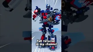 How to make Unofficial LEGO G1 Transformers Mini Mech to Giant Optimus Prime SY Block 乐高 レゴ 레고 ЛЕГО