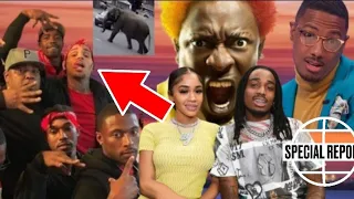 Chris Brown Back on his Gang Gang Piru ish B0d1e$ Quavo, Move over Nick Cannon💥Elephant Man🤯Escape📽️