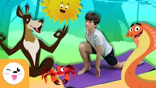 YOGA PARA NIÑOS - El saludo al sol y las posturas de los animales - Recopilación