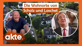 Spurensuche: unterwegs im Wohnort von Scholz und Laschet | Akte | SAT.1