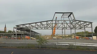 Construction of the new LCTA hub at the site of the old Murray Complex, Wilkes-Barre, PA  - Part 2