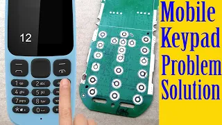 Nokia mobile phone some keys line do not work 147 258 369  not working problem solution Tutorial#27