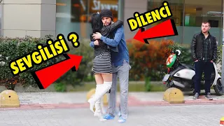 BEGGAR WITH A HOT GIRLFRIEND PRANK ! Pranks in Turkey