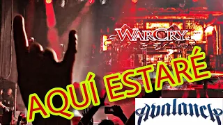 INEDITO WarCry tocando "Aqui Estaré" de Avalanch!!