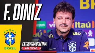 FERNANDO DINIZ AO VIVO! Técnico da seleção brasileira concede entrevista coletiva