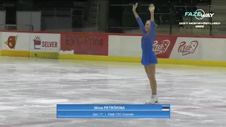 Niina Petrokina – 2021/2022 Estonian Figure Skating Championships FS