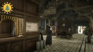 RED DEAD REDEMPTION 2 Ambience | Saint Denis Train Station | Day/Night Cycles