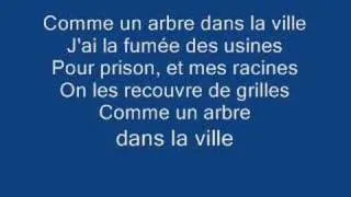 karaoké comme un arbre dans la ville