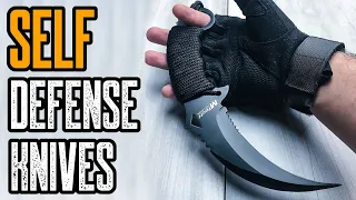 TOP 10: BEST KNIFE FOR SELF DEFENSE ON AMAZON!