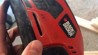 How to change out the accessories on your Black & Decker Mouse sander...