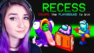 Playing the NEW RECESS MOD in AMONG US!