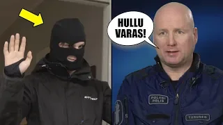 Poliisi tunnisti tämän hullun rosvon...