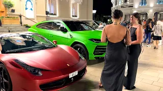 MONACO BILLIONAIRE NIGTHLIFE LIFESTYLE & FIREWORKS 2023 • CAR SPOTTING @emmansvlogfr