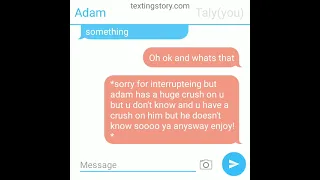 Adam banks x reader (texting story)