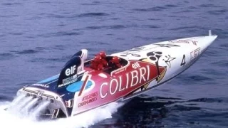 Offshore Powerboat - 1987 2000 HP Colibri Elf Didier Pironi - Tribute Video