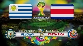 2014 FIFA World Cup Brazil - Уругвай - Коста Рика [Uruguay vs. Costa Rica]