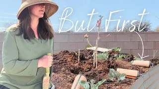 Planting Perennials in My Raised Bed Kitchen Garden