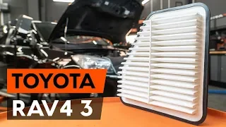 How to change air filter on TOYOTA RAV 4 3 (XA30) [TUTORIAL AUTODOC]