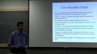 Simonson, Sydorchuk: Sweep-Line Algorithm for Voronoi Diagrams