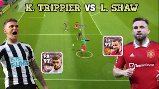 [REVIEW]: L.SHAW VS K.TRIPPIER: NHỮNG ĐƯỜNG CONG HOÀN HẢO TỪ HAI CÁNH || eFootball 2023||pEsfootball