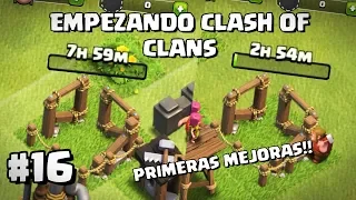 Primeras mejoras de TH5!! Mi aldea de Th10? #16 - EMPEZANDO CLASH OF CLANS