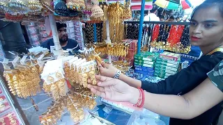 Saste earings & jwellery market || Shandar bazar Delhi || #earings #jwellery #RajaD