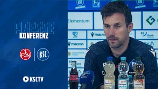 LIVE Pressekonferenz: 1. FC Nürnberg- KSC