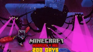 200 Days Minecraft Hardcore with the WITHER STORM