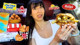 I Ate The MOST UNEXPECTED Menu Items At Fast Food Restaurants!