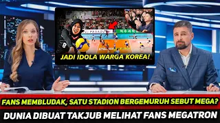 Jadi Topik Utama Dunia! fans Megawati membludak, media Korea dibuat takjub melihat fans Megatron