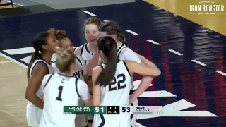 Highlights: Navy Women's Basketball vs. Loyola