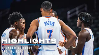 Highlights | Thunder vs Bulls Preseason