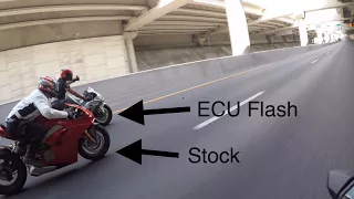 Ducati V4S vs Yamaha R1M vs Kawasaki ZX10R - Superbike Street Race