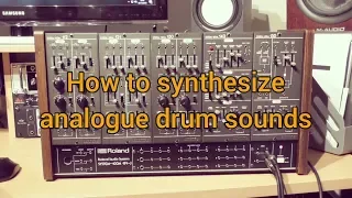 How To Synthesize Analogue Drum Sounds | Roland System 100m