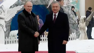 Шавкат Мирзиёев встретился с Владимиром Путиным
