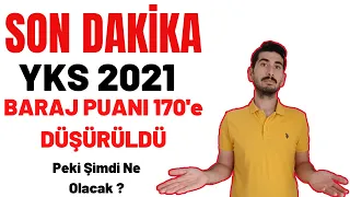 #sondakika 2021 YKS BARAJ PUANI DÜŞÜRÜLDÜ | Cumhurbaşkanı Recep Tayyip Erdoğan Açıklama Yaptı |