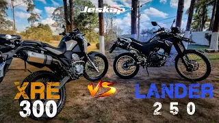 XRE300 VS LANDER250!!! QUEM LEVA A MELHOR???? JESKAP FULL RACE K67