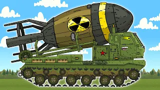 Dangerous Battle of Soviet Tanks - Cartoons about tanks