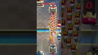 Golden Knight VS 2x Skeleton Army 😱😱🔥🔥#shorts #clashroyale #youtube #youtubeshorts #supercell #short