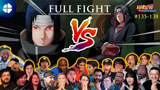 ITACHI vs. Sasuke [23+ People React] FULL FIGHT MEGA Reaction Mashup  Shippuden 135-138 🔥🇯🇵