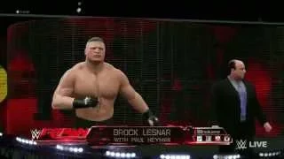Brock Lesnar's Entrance In WWE 2K16
