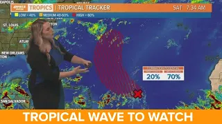 Saturday morning tropical update: Atlantic wave has high chance to develop