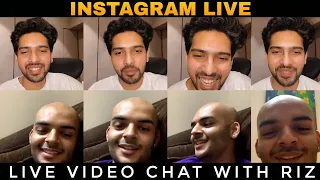 My Little Bro - Armaan Malik & Riz || Instagram Live - Video Chat || SLV2020