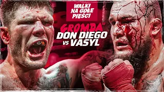 GROMDA 10: Mateusz DON DIEGO Kubiszyn vs VASYL. Najlepsza walka na gołe pięści. CAŁA WALKA