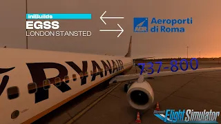 JOIN ME FOR REAL RYANAIR OPS ON VATSIM | MSFS | PMDG 737-800 | EGSS -  LIRF - EGSS