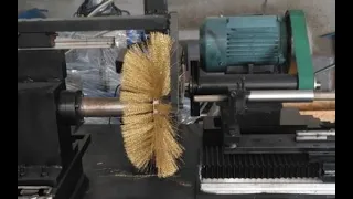 Double Head Steel Crimped Wire Wheel Brush Making Machine,Twisted Cup Wire Brush Forming Machine
