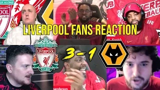 LIVERPOOL FANS REACTION TO LIVERPOOL 3 - 1 WOLVES | FANS CHANNEL