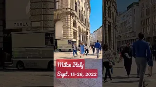 Milan Italy Sept. 15-26, 2022